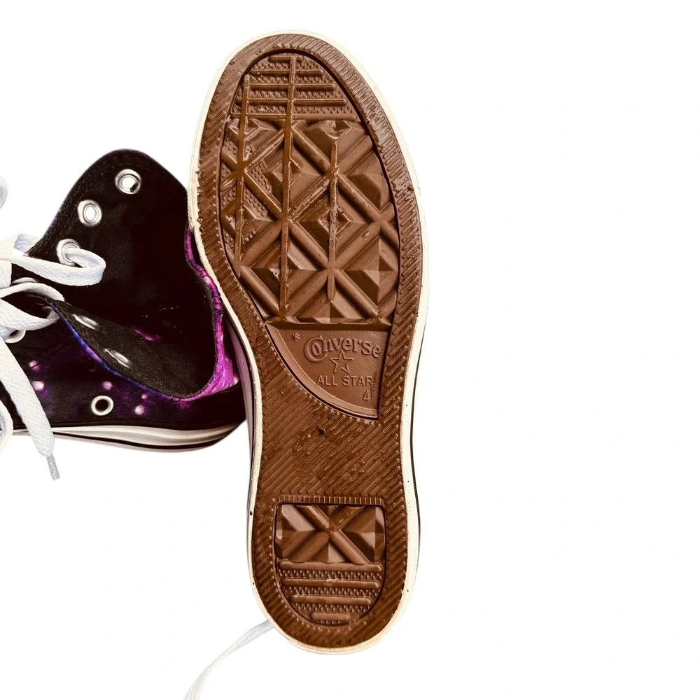 Converse All Star Unicorn High‎ Top Sneakers Purple Black Mens Sz 4 Womens 6